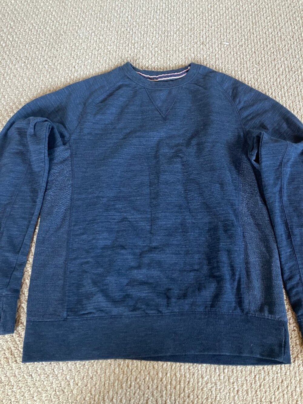 Vintage Champion AUTHENTIC ATHLETIC APPAREL Blue Crew Neck Sweatshirt Men's M